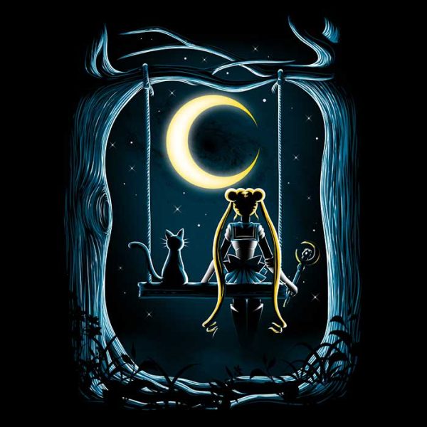 Guardian Under the Moon - Men s Apparel Cheap - Image 2