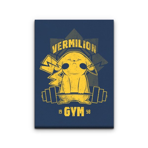 Vermillion Gym - Canvas Print For Sale
