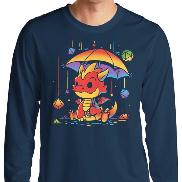 Rainy Dice Day - Long Sleeve T-Shirt Supply - Image 3