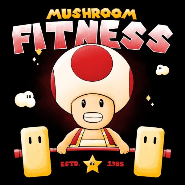 Mushroom Fitness - Long Sleeve T-Shirt on Sale - Image 2