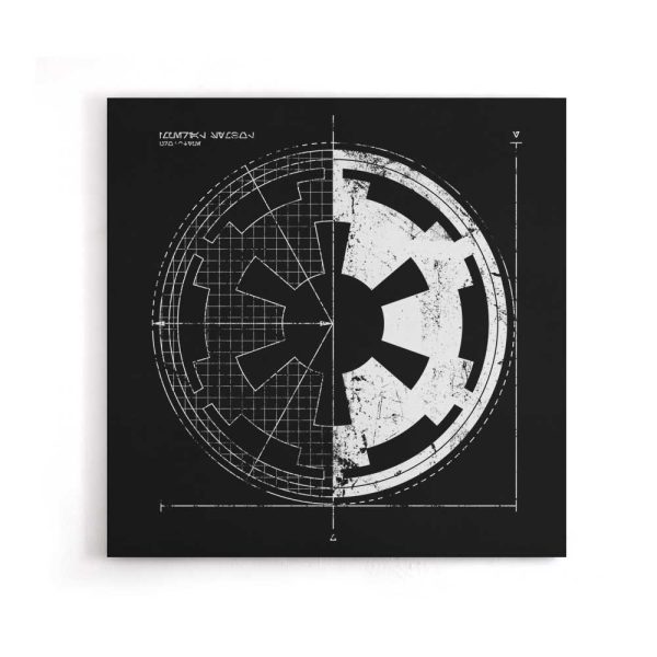 Empire Blueprint - Canvas Print For Discount - Image 5