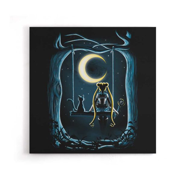 Guardian Under the Moon - Canvas Print Online - Image 5