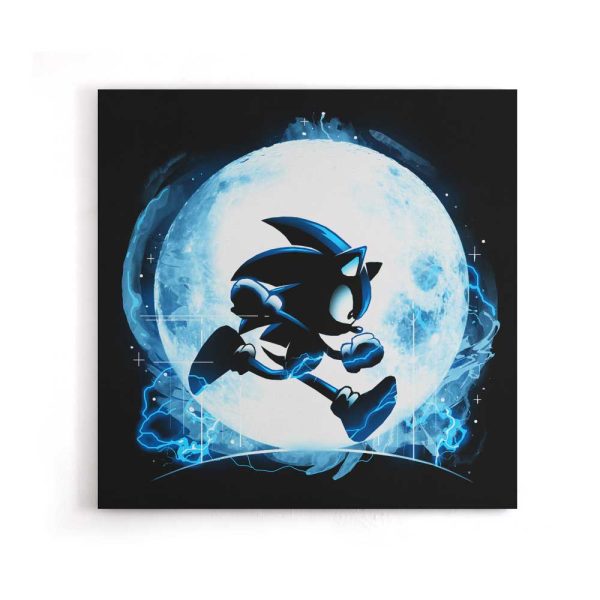 Moonlit Blur - Canvas Print For Sale - Image 5