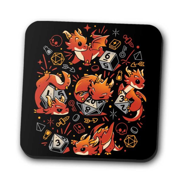 Tiny Dragon Dice - Coasters For Sale