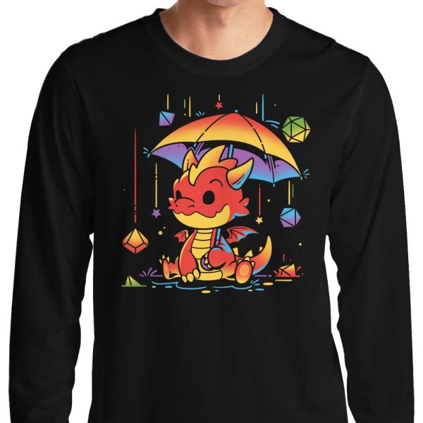 Rainy Dice Day - Long Sleeve T-Shirt Supply