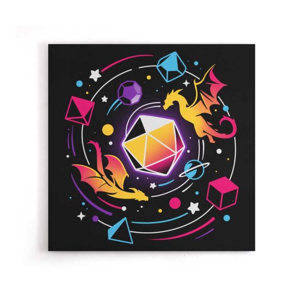Dragon Dice Solar System - Canvas Print on Sale - Image 5
