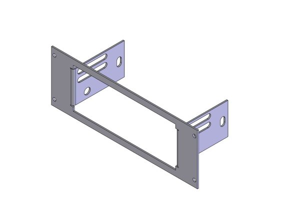 Havis C-EB30-W29-1P 1-Piece Equipment Mounting Bracket, 3  Mounting Space, Fits Whelen 295HFSC9 Hot on Sale
