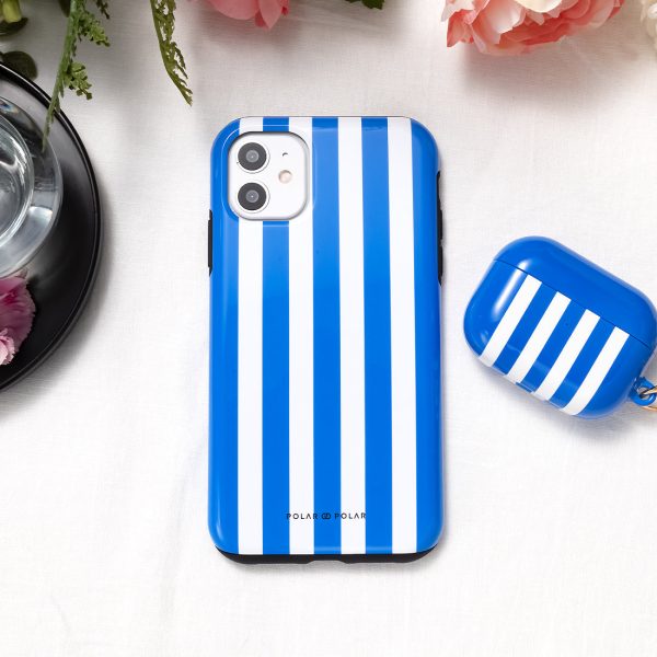 Blue Stripe Custom - iPhone X   XS Case For Cheap - Image 3