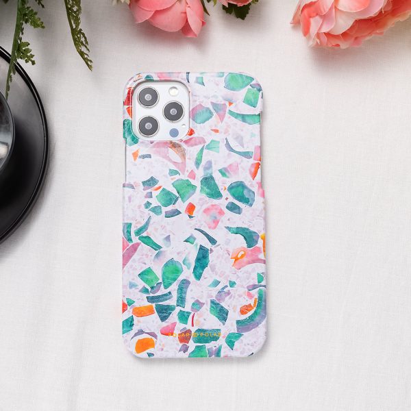 Terrazzo Lake Blue Custom - iPhone X   XS Case Hot on Sale - Image 5