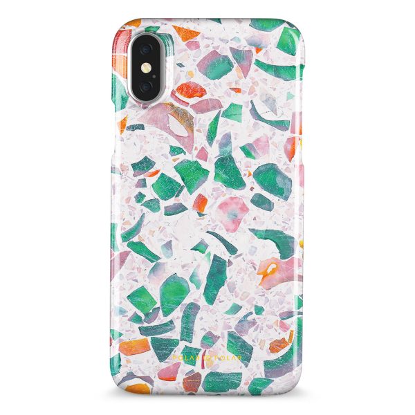 Terrazzo Lake Blue Custom - iPhone X   XS Case Hot on Sale - Image 2