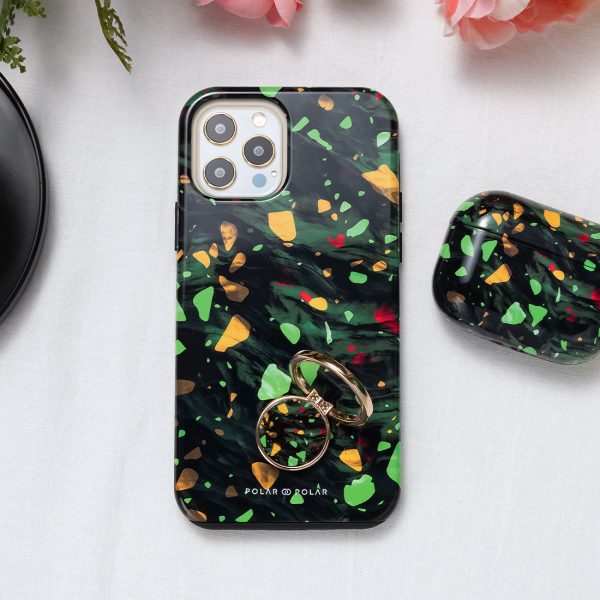 Malachite Terrazzo Gem Custom - iPhone XS Max Case Discount - Image 4