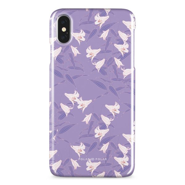 Lavender Lily Custom - iPhone XS Max Case Online now - Image 2