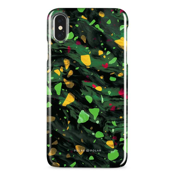 Malachite Terrazzo Gem Custom - iPhone XS Max Case Discount - Image 2